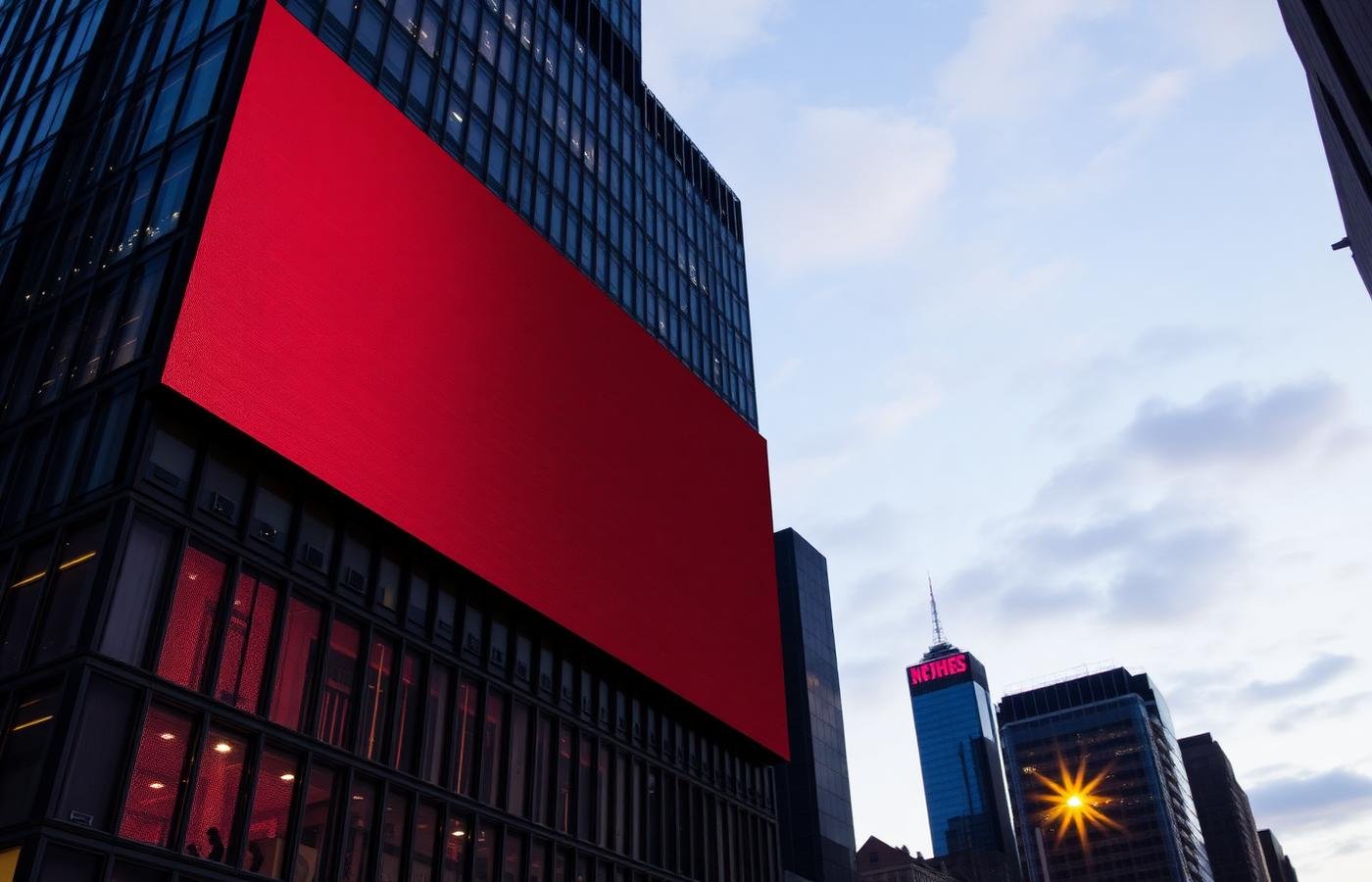 Landmark Outdoor Media Wall